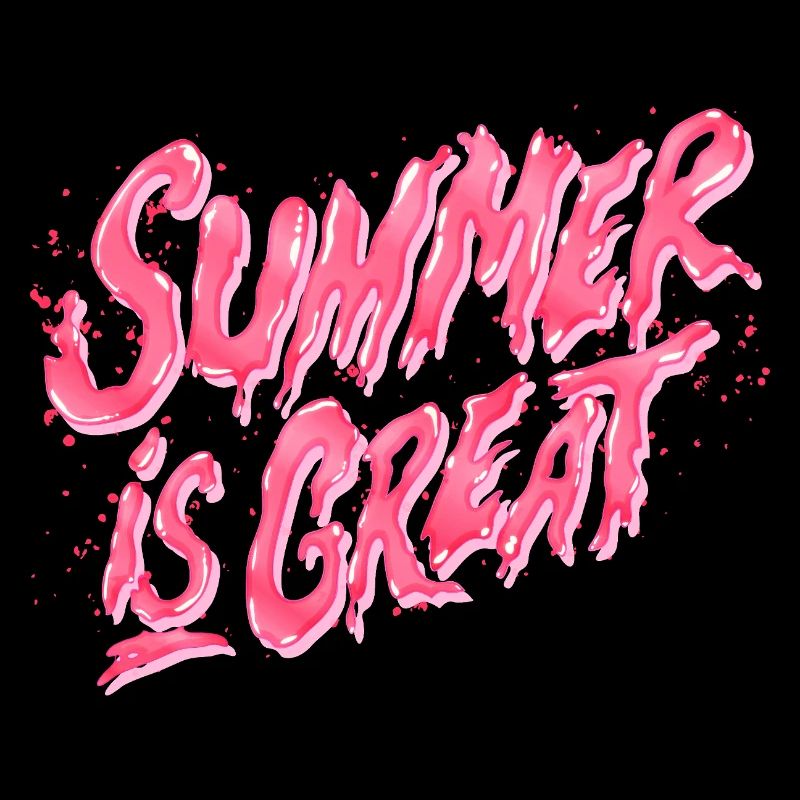 Summer is Great (Schriftzug, Pink)