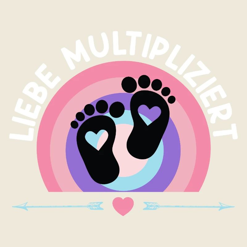 Werdende Mutter LIEBE MULTIPLIZIERT Lustiges