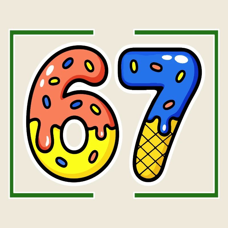 Siebenundsechzig, 67, 6, 7