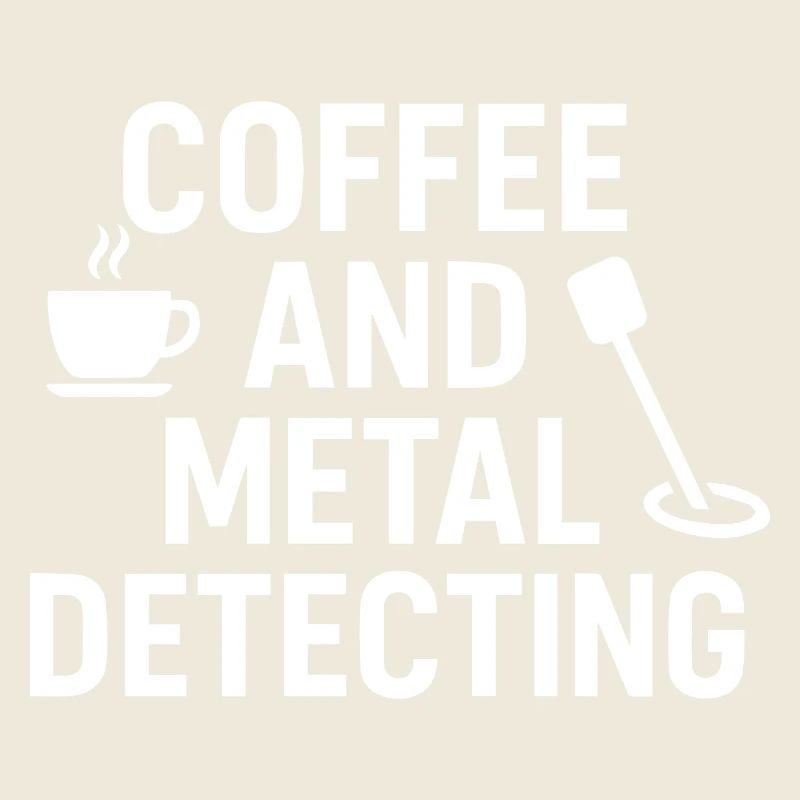 Kaffee- und Metalldetektor-Abenteuerspaß