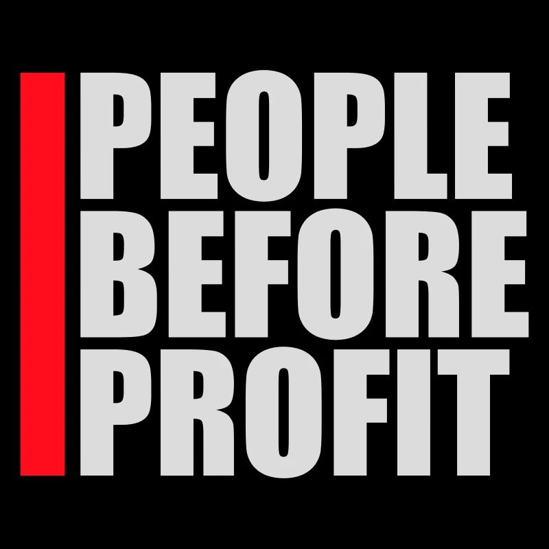 Logo de l’activisme People Before Profit Justice