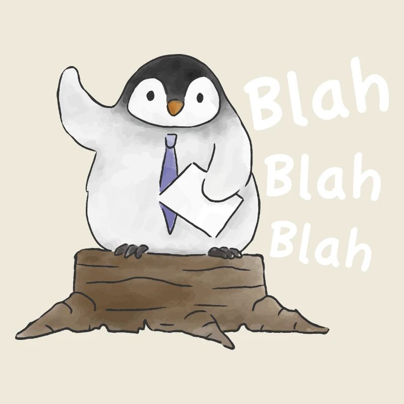 Pinguin-Rede Penguin Speech 