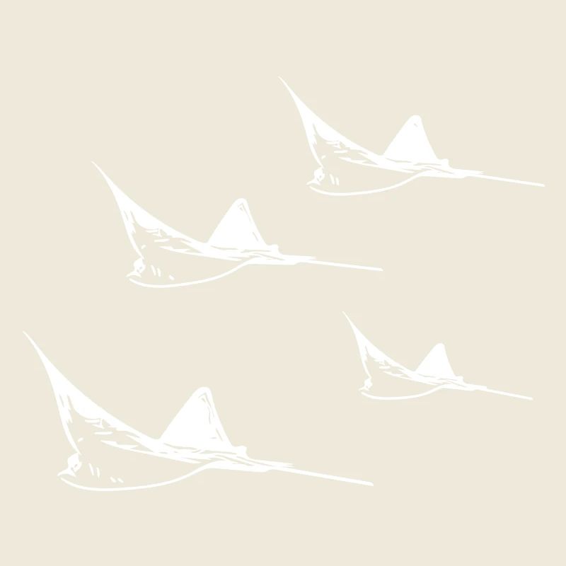 Eagle ray flight formation