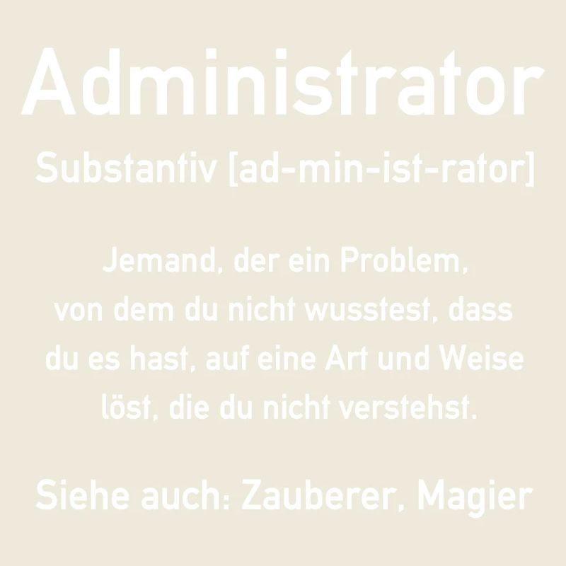 Administrator - Admin - In allen Vector Farben