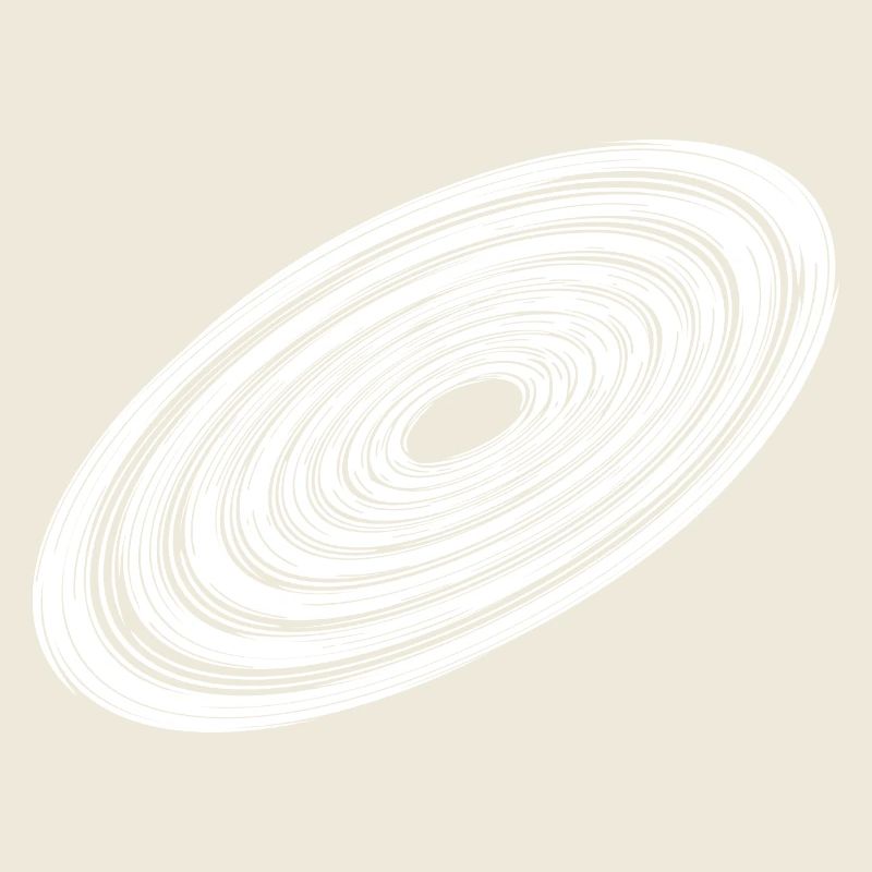 Three Dimensional Vintage Circle Disc