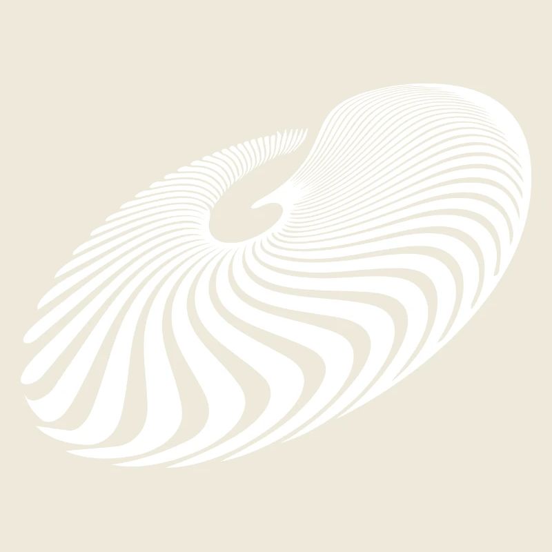 Lignes de cercle géométriques en spirale