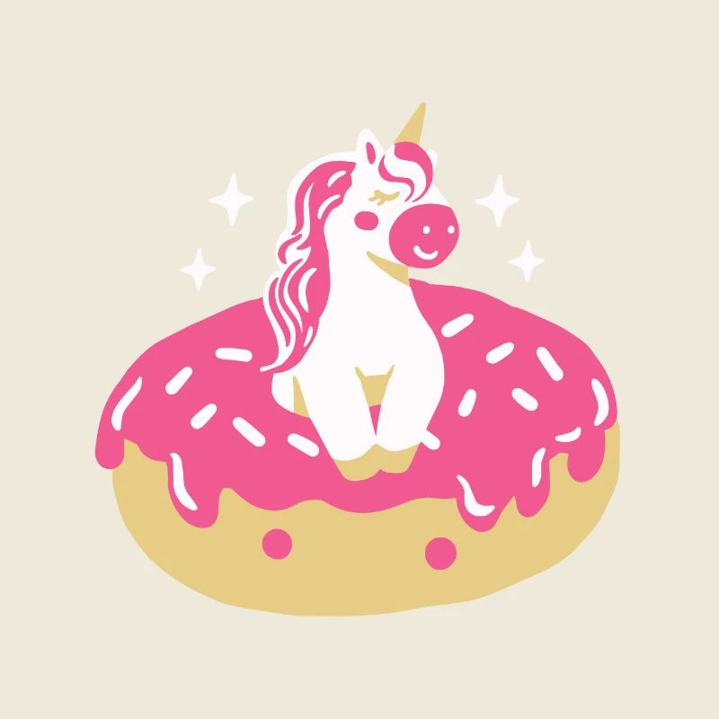 Donut und Einhorn
