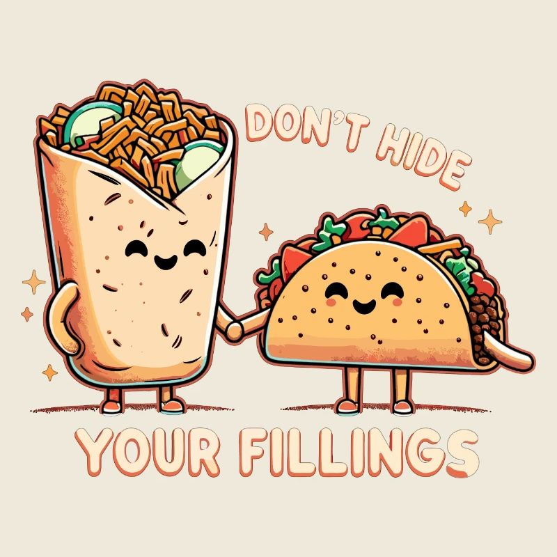 Ne cachez pas vos sentiments Taco Burrito Gift