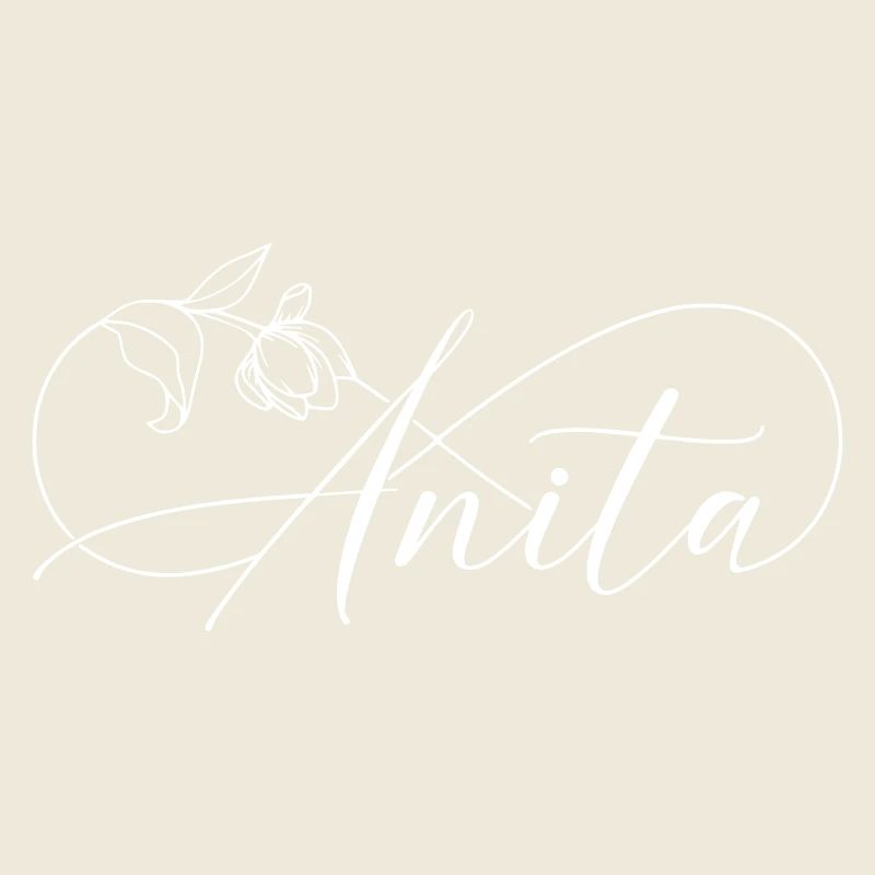 Anita Name First Name Infinite Flower