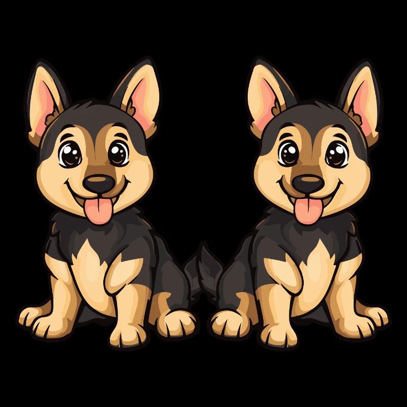 German Shepherd Dog Comic