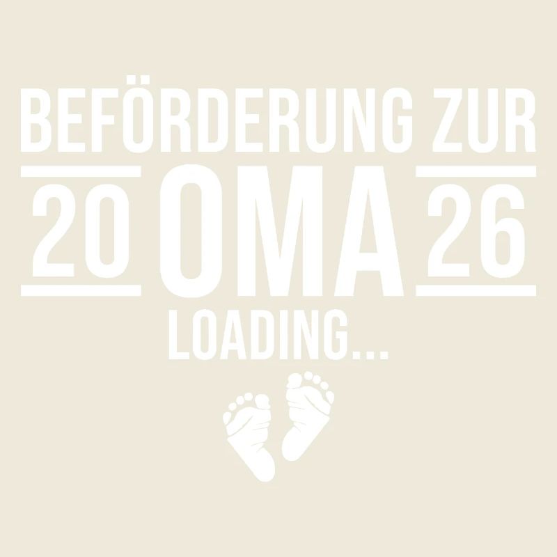Oma 2026 loading - Werdende Großmutter
