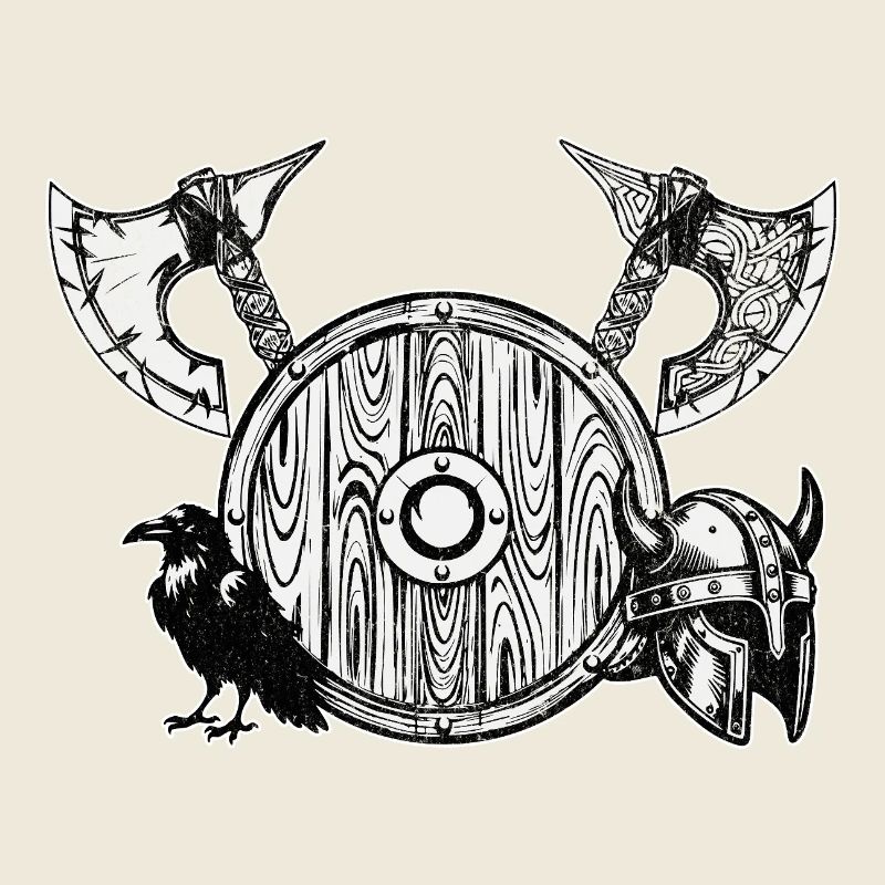 Nordic Axe and Shield