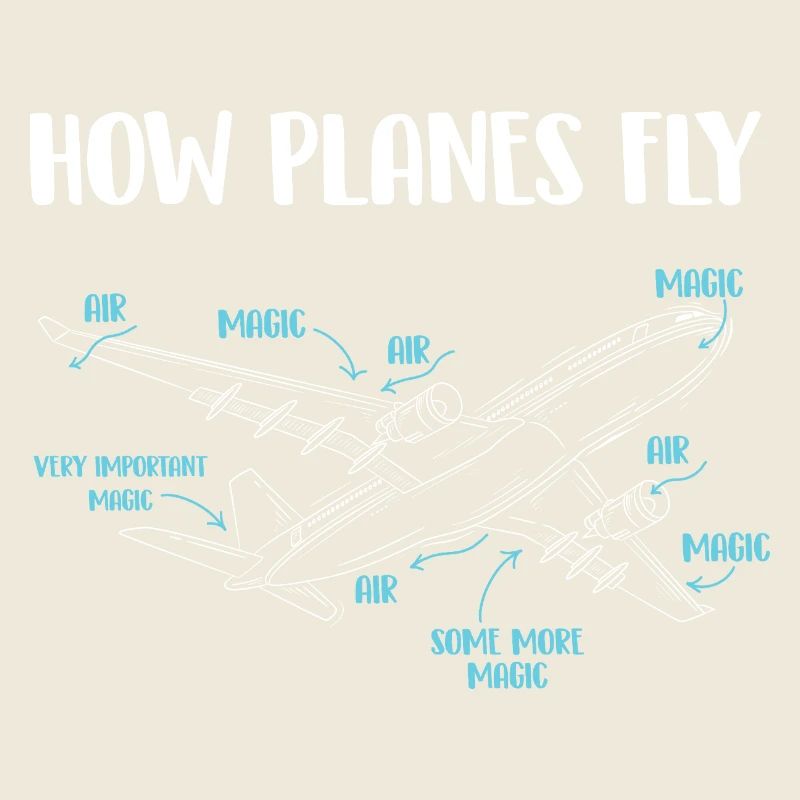 How Planes Fly Bold Aviation Engineer Humor