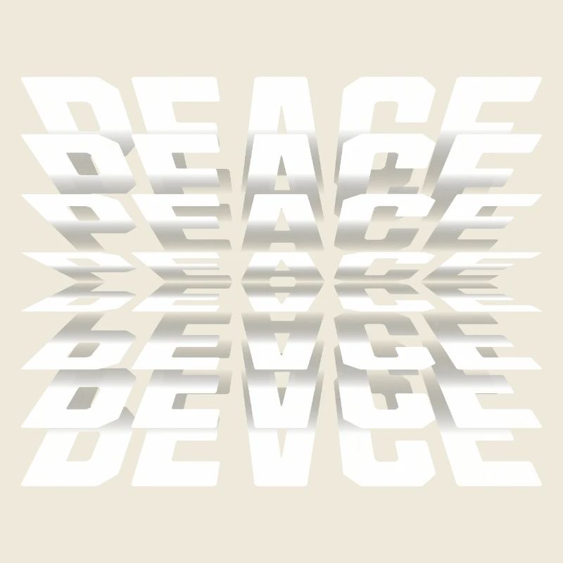 Typographie Mirror Peace