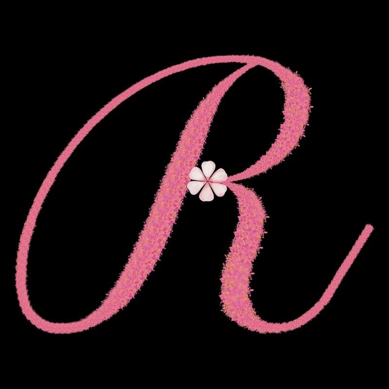 R, for Royal, delicate elegance with meaning