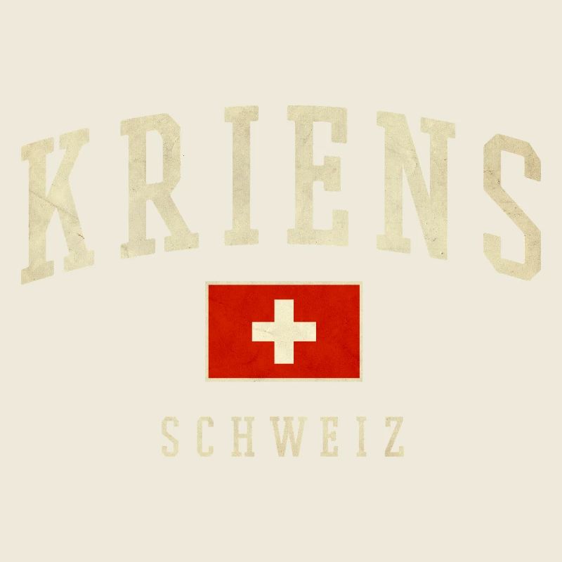 Kriens Suisse design avec drapeau