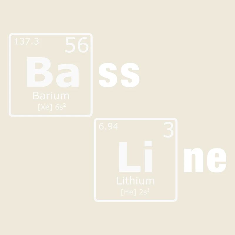 Ligne de basse PSE Éléments du tableau périodique Nerd