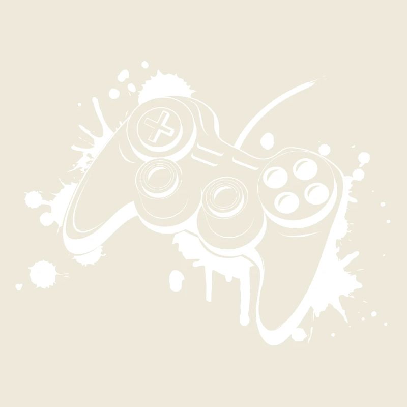 Gamepad Graffiti – stylisches Gamer Artwork