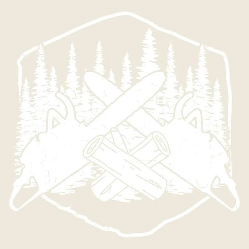 HOLZ SÄGE KETTENSÄGE GESCHENK WALD FÖRSTER BERUF