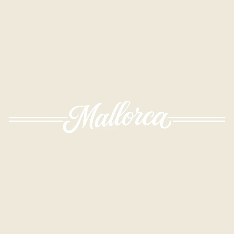 Mallorca Schriftzug
