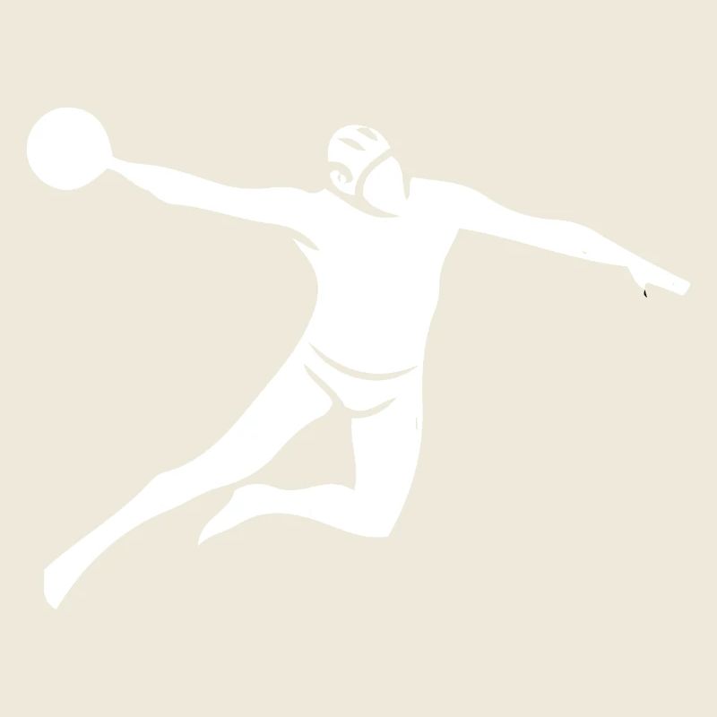 Lancer de puissance de water-polo