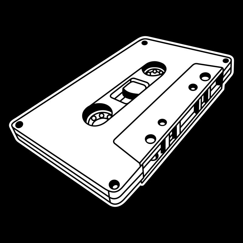 Cassette Oblique Retro – Music Mixtape Design