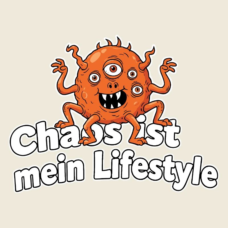 Le chaos est mon monstre de mode de vie