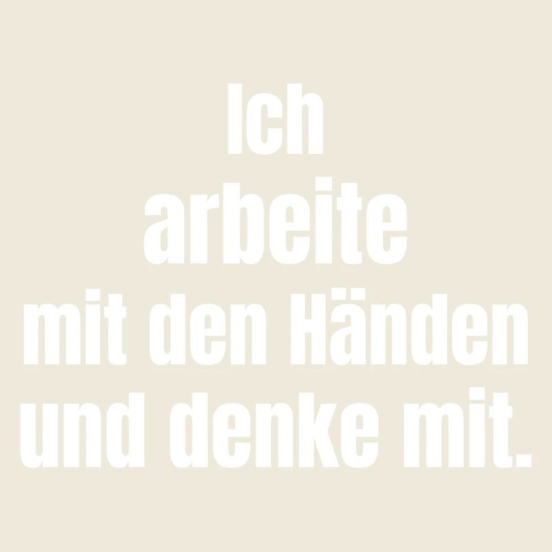 Hands Working Thinking Typography