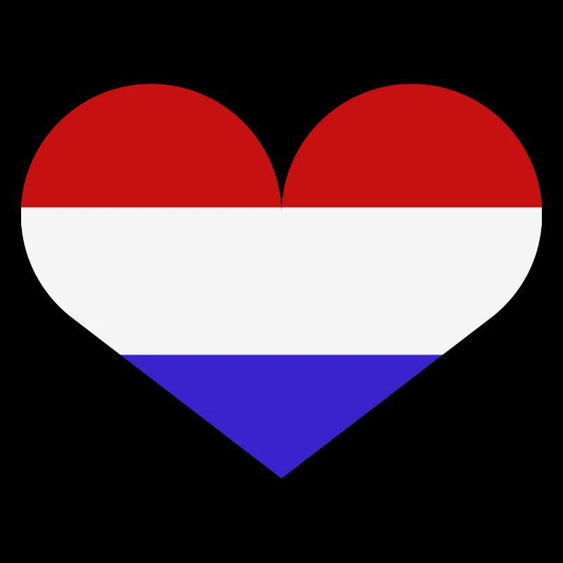 Drapeau du cœur des Pays-Bas