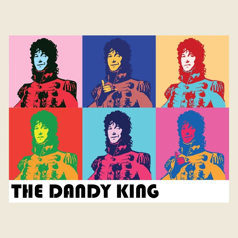 Dandy King Pop-Art-Porträt