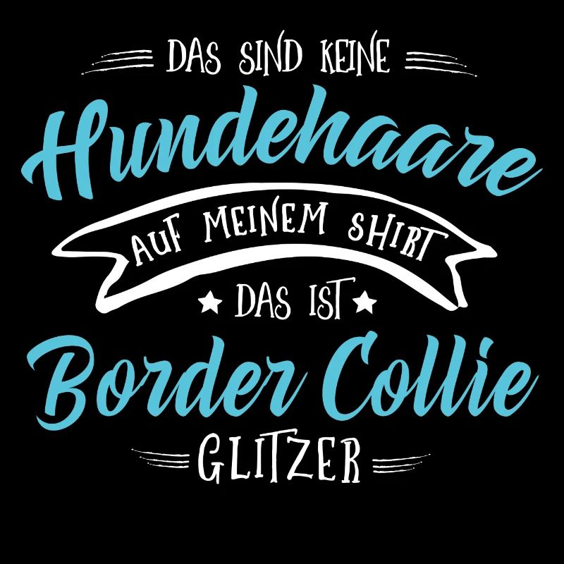 Hund BorderCollie Glitzer