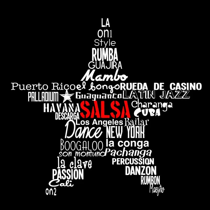 Salsa Star Shirt white - Mambo New York