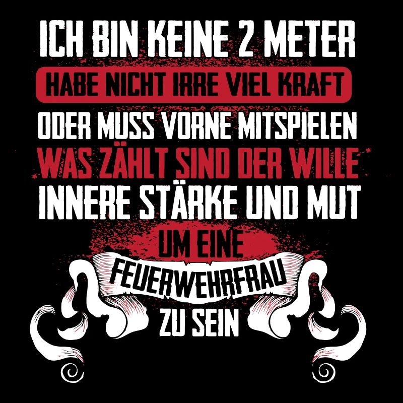 Feuerwehr Feuerwehrfrau Mut Geschenk
