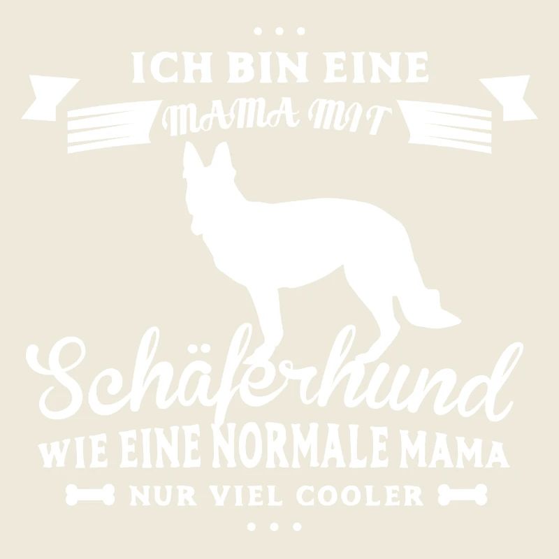 Coole Schäferhund Mama