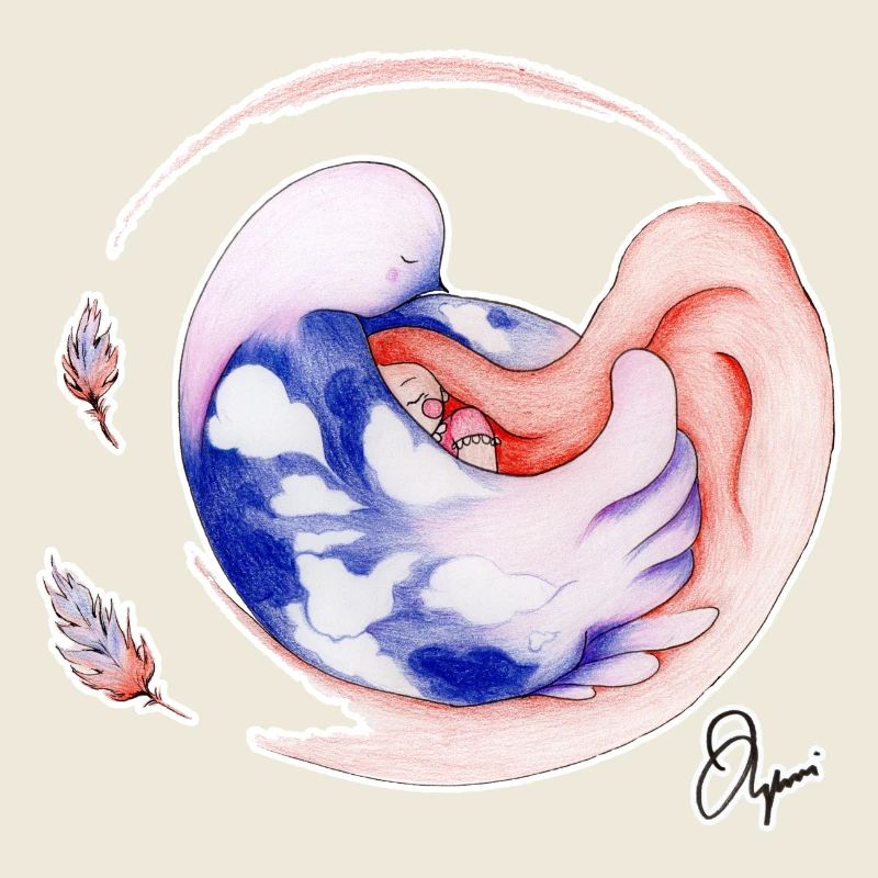 Schlafendes Mädchen