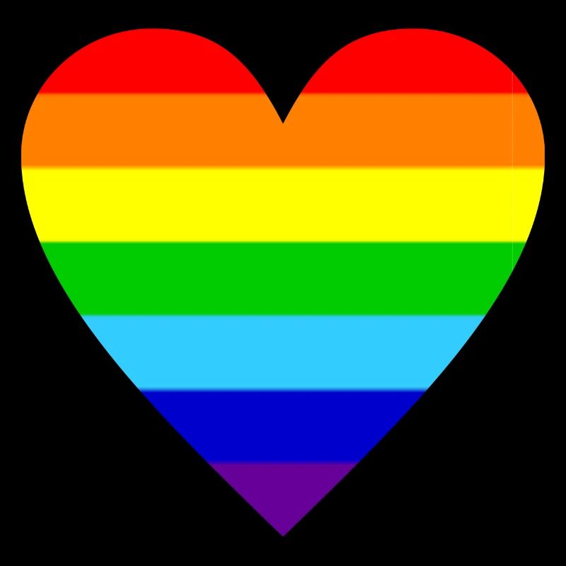 Herz Regenbogen Farben bunt