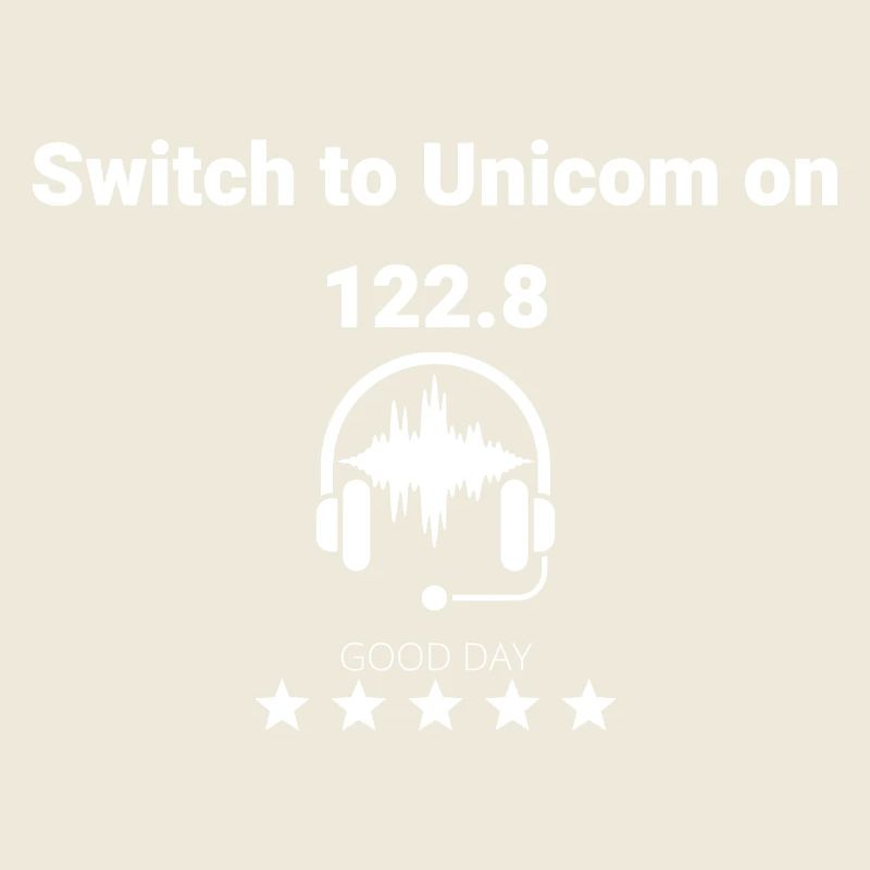 Piloten Funkspruch - Switch to Unicom