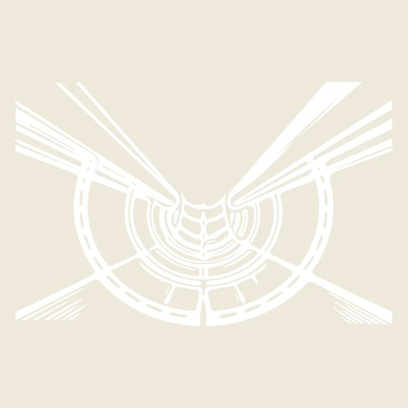 Geometric Lines Hull Circle View