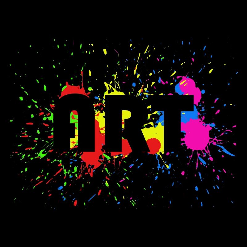 Art - Design abstrait de taches de couleur - Art