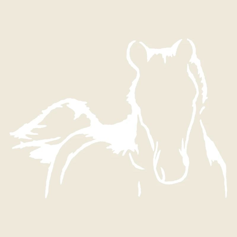 Silhouette de cheval