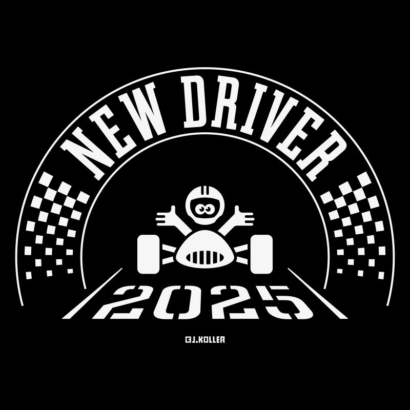 New Driver 2025 (Driving Licence / White)