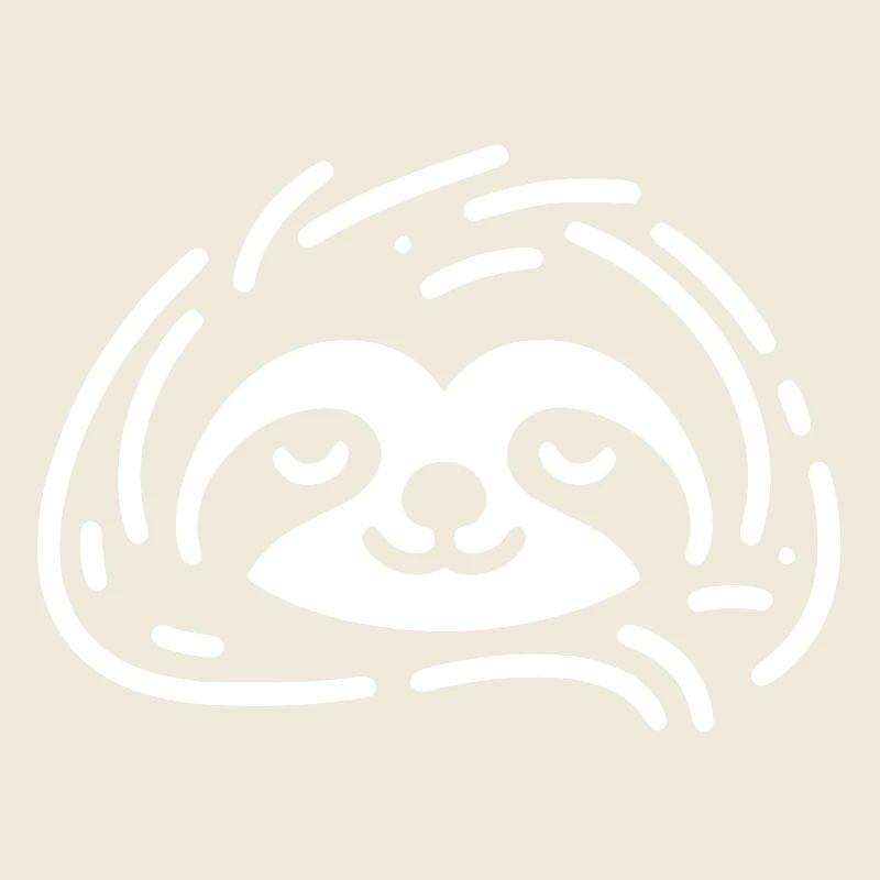 Süßes schläfriges Faultier cool bleiben