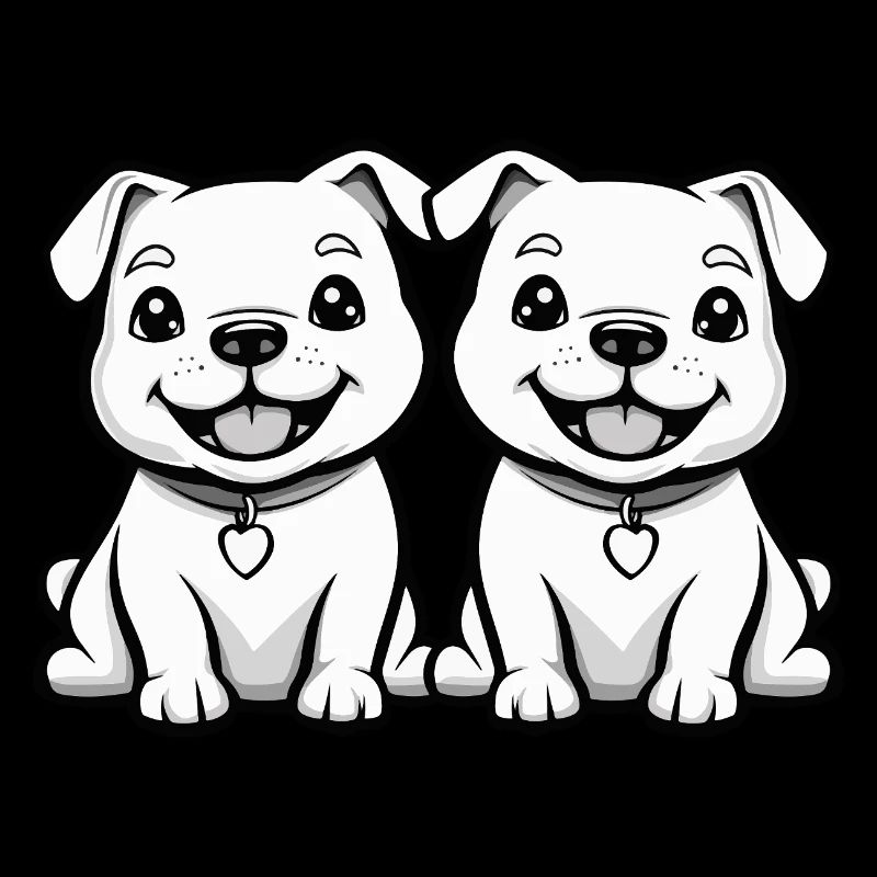 Bande dessinée Dogue Argentino Chien
