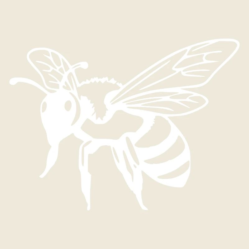 Bee white white bee