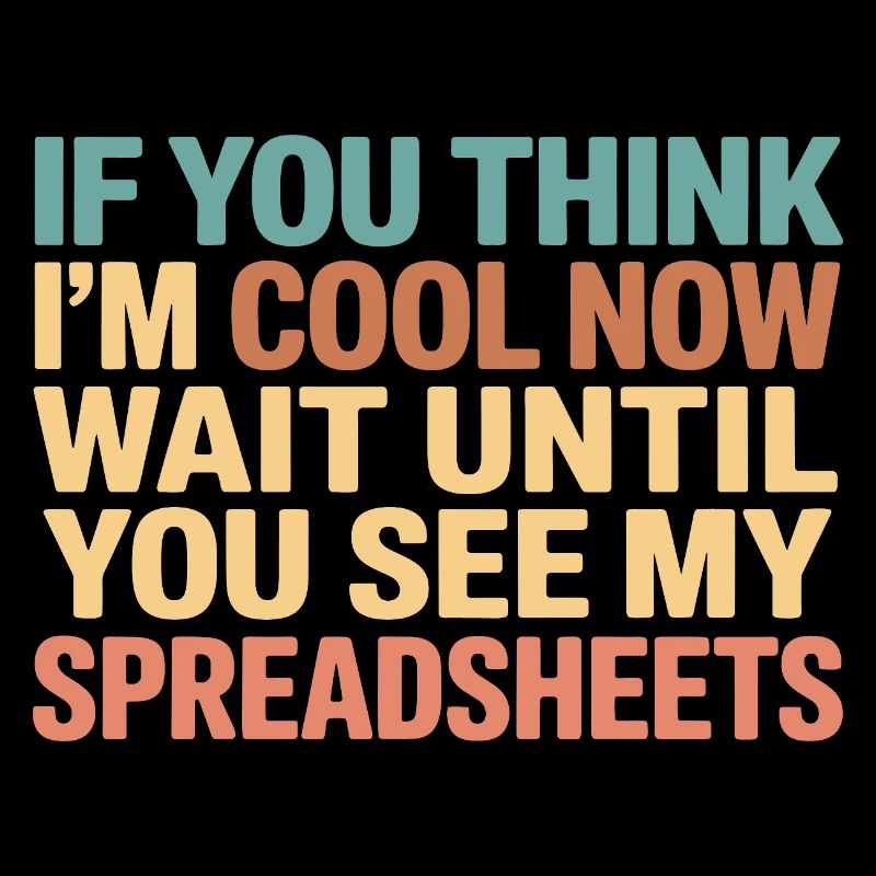 Funny Spreadsheet Designs For Actuary Statistician