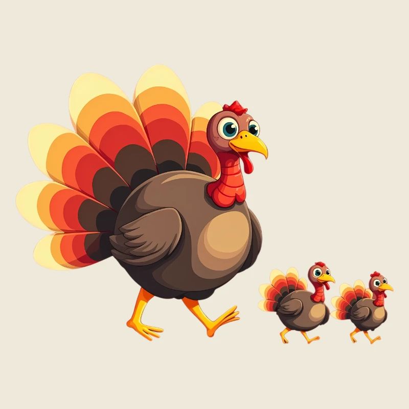 Bébé dinde de Thanksgiving