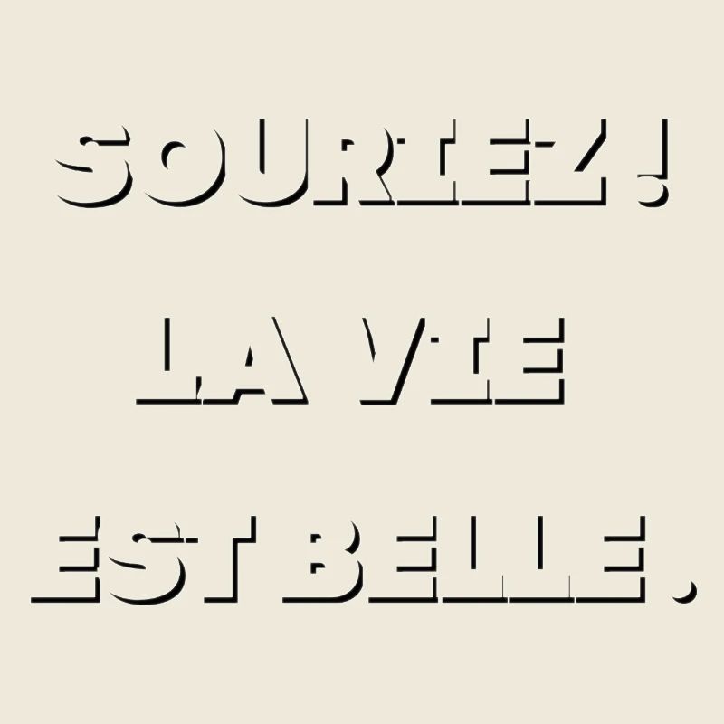 Neon Outline Typog Black