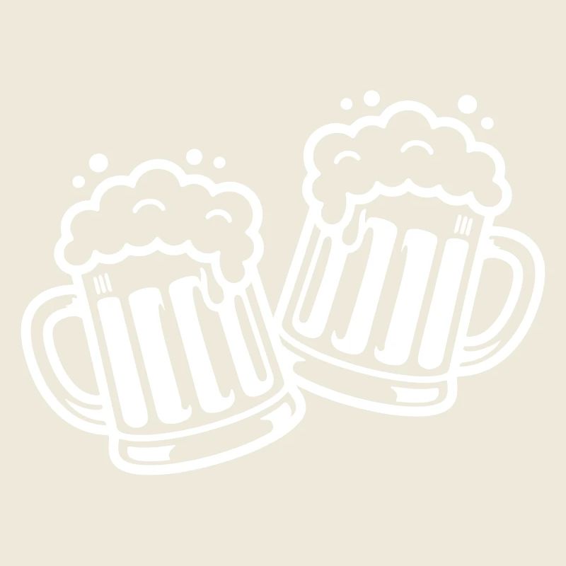 Bierkrug Prost Comic Bier