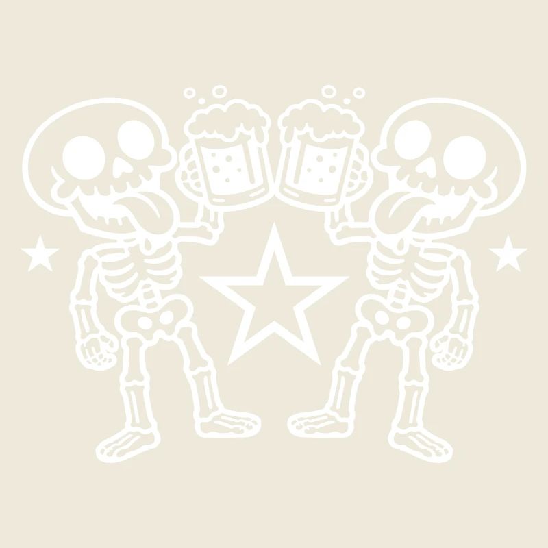 Skeleton Beer Cheers