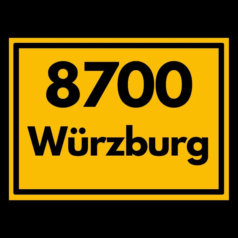 ANCIEN CODE POSTAL RETRO 8700 WURTZBOURG FRANKEN